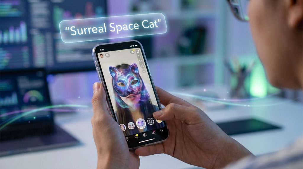 Snapchat’s New Magic: Turning Words into Fun Filters
